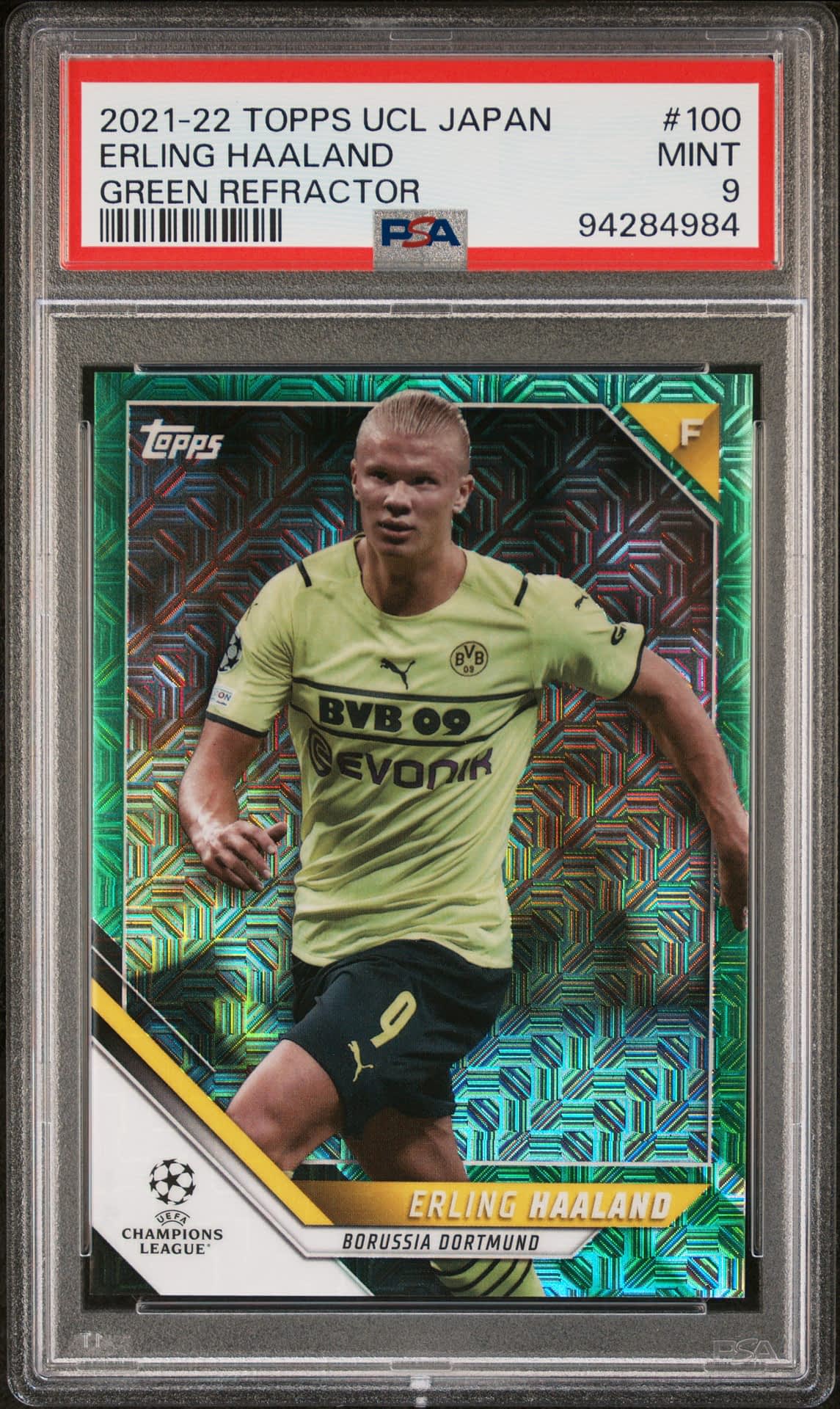 2021-22 Topps Uefa Champions League Japan Edition 100 Erling